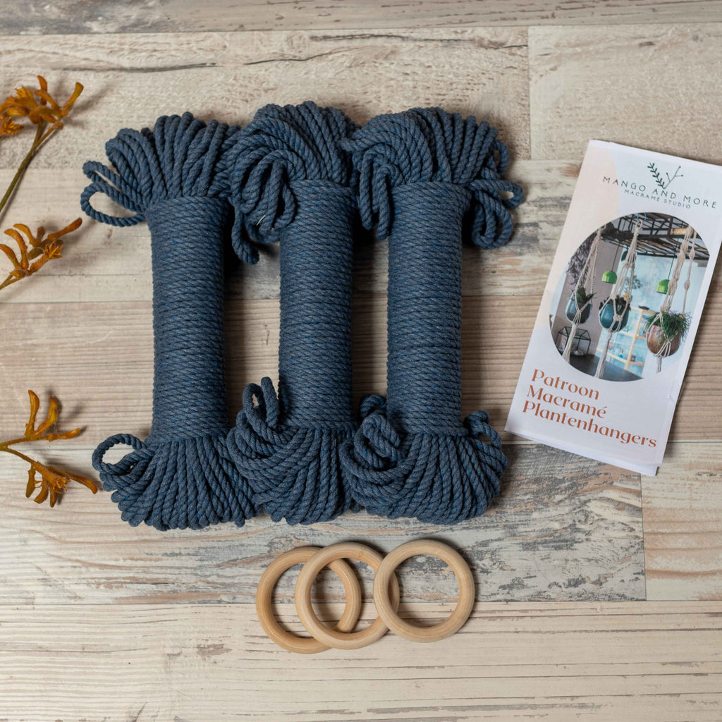 Macrame plant store hanger kit