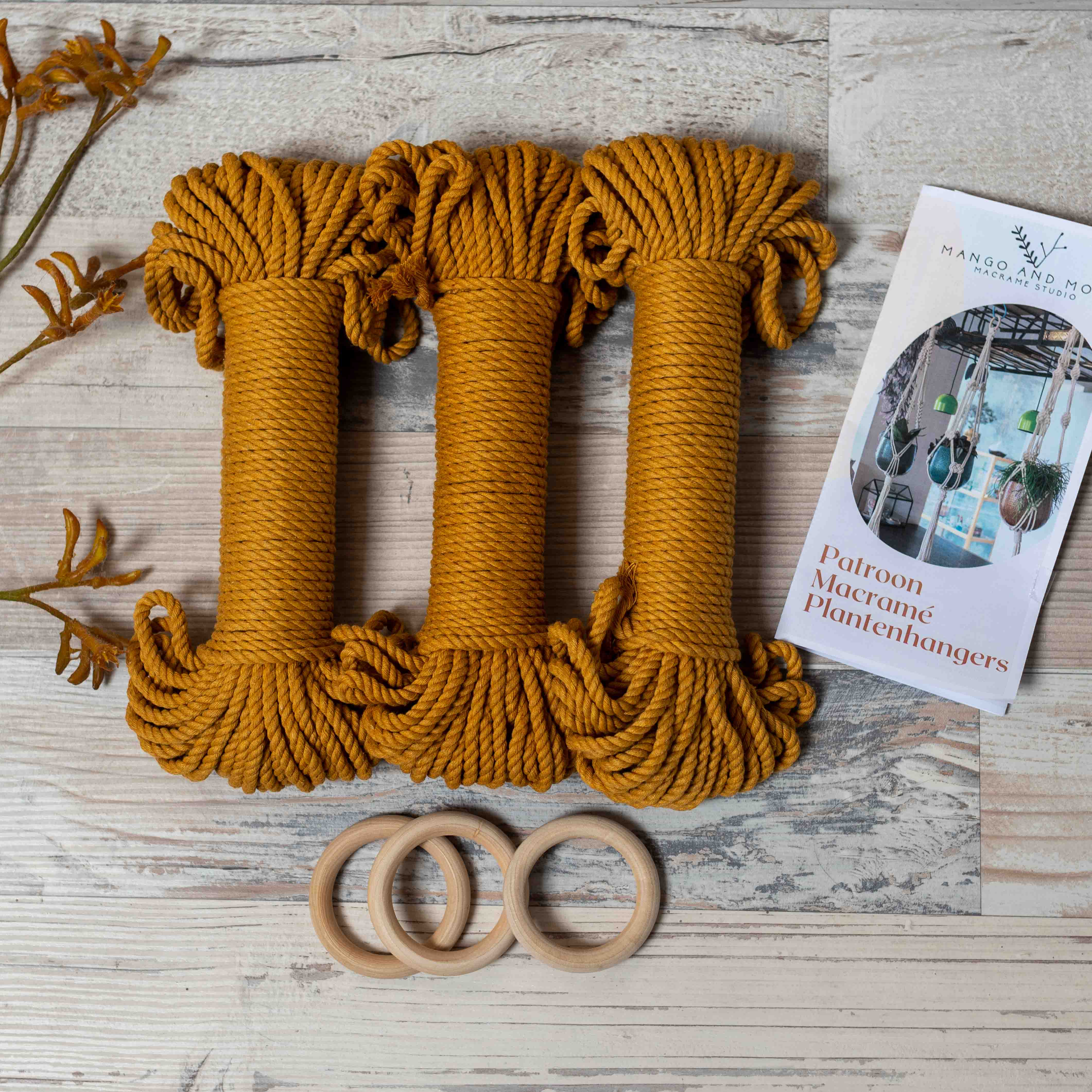 Macrame plant store hanger kit